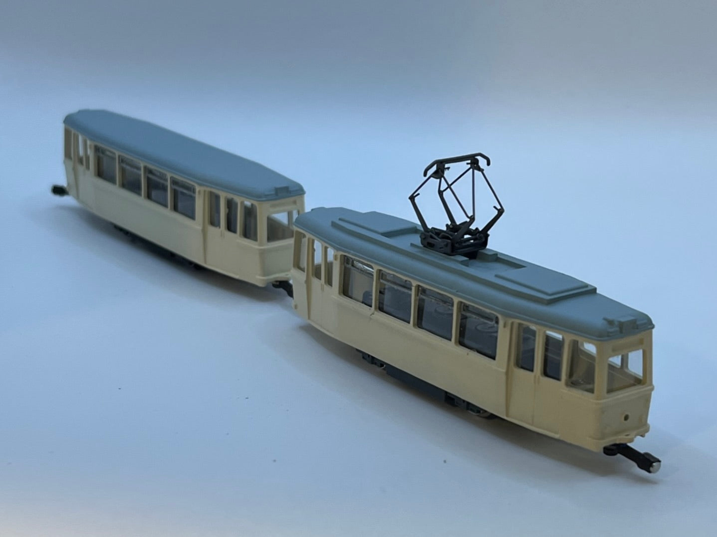 Straßenbahnzug Einheitstriebwagen ET 50 LOWA – TTm 1:120, motorisiert