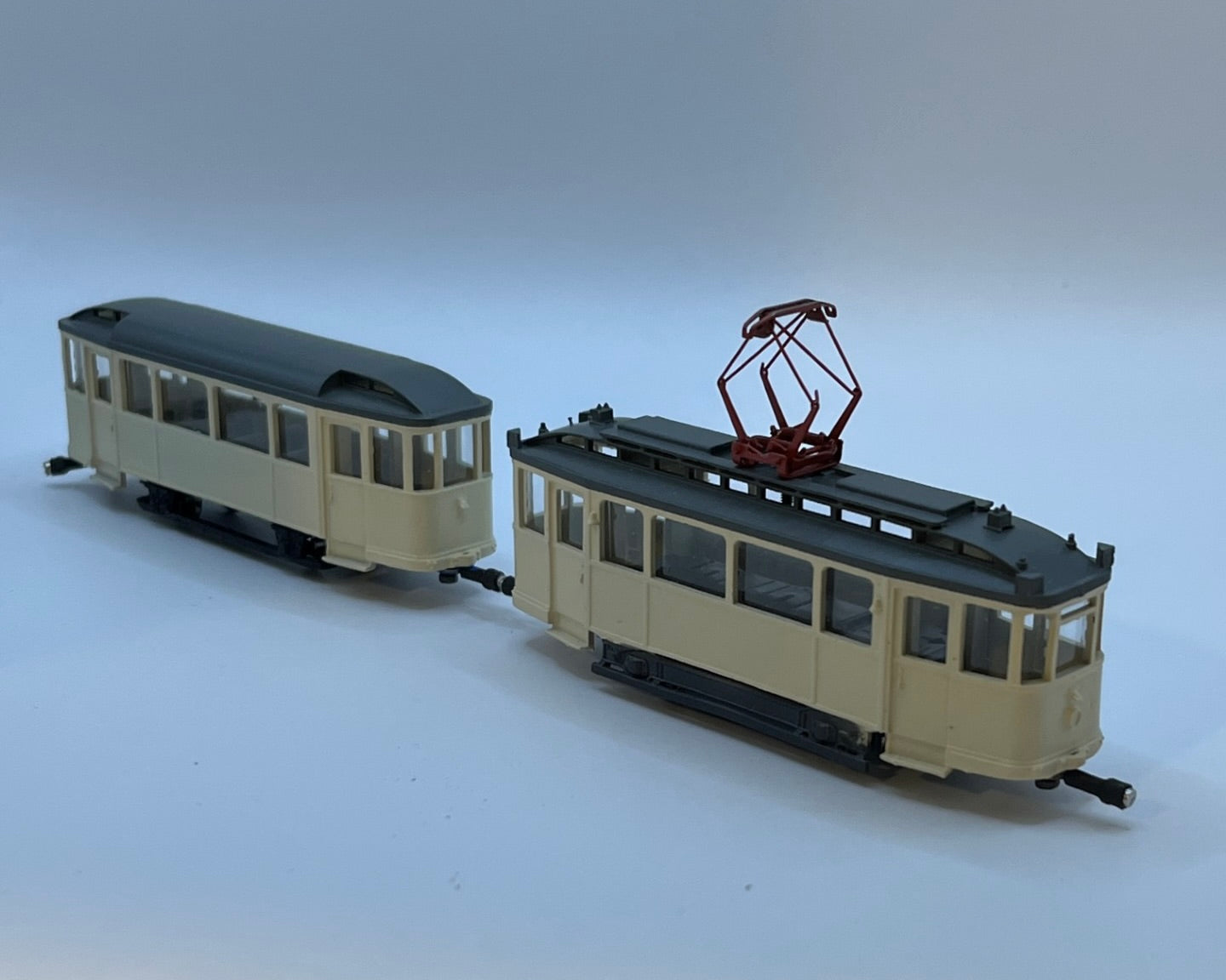 Straßenbahnzug T5 der Kirnitzschtalbahn – TTm 1:120, motorisiert